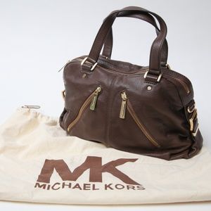Michael Kors Brown Leather Purse w Storage Bag